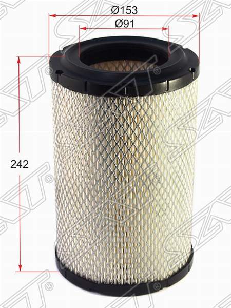 Фильтр воздушный MAZDA BONGO FRIENDEE 2,5 95-05 / MPV 2,5 95-99 <b>SAT ST-WLB2-13-Z40</b> - изображение