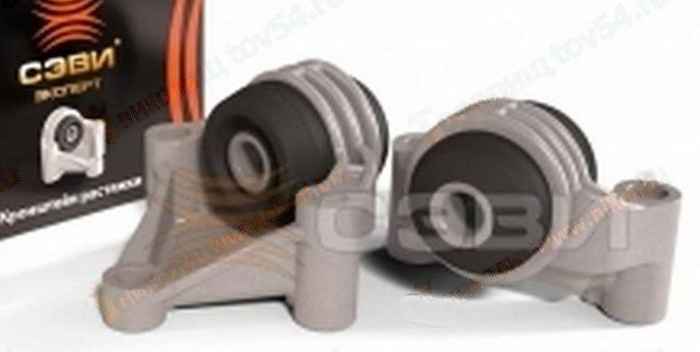 Кронштейн растяжки ВАЗ 2108 (2шт) алюминевый красный <b>СЭВИ-ЭКСПЕРТ 2302</b> - изображение