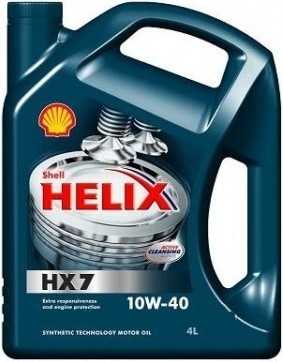 Shell Plus HX7 10W40 (4л) полусинтетическое SL/СF - изображение