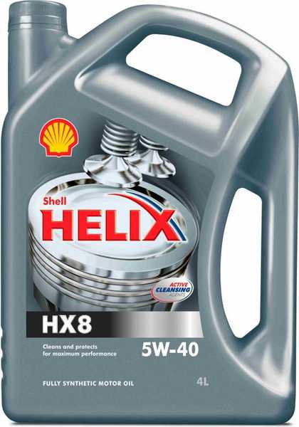 Shell HX8 5W40 (4л) синтетическое SM/CF - изображение Shell HX8 5W40 (4л) синтетическое SM/CF - изображение