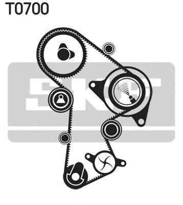 Комплект ремня ГРМ SKF VKMA 01269 - изображение 2