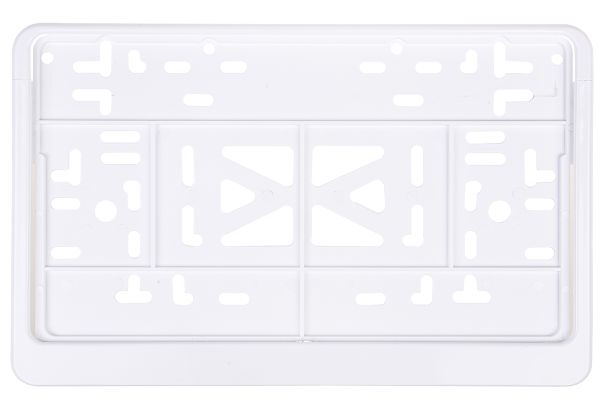 Рамка номерного знака 290х170мм с защелкой белая SKYWAY S04102009 пластик - изображение Рамка номерного знака 290х170мм с защелкой белая SKYWAY S04102009 пластик - изображение