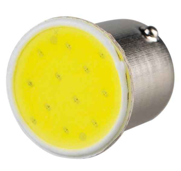 Лампа (LS73) светодиодная 1156-COB (BA15s) 1 конт. 21W сплошная заливка белая 12V SkyWay S08201038 - изображение 1