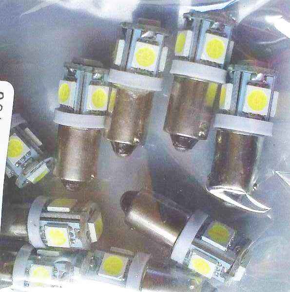Лампа (LS25) светодиодная T8,5 (BA9s) T4W 5 SMD белая 12V Skyway S08201233 - изображение 2
