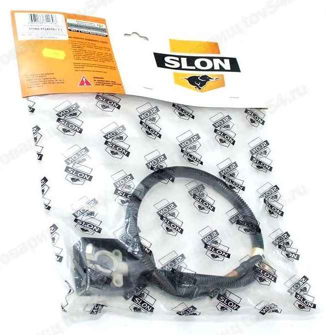Провод АКБ '+' ВАЗ 11184 <b>SLON 11184-3724070</b> - изображение