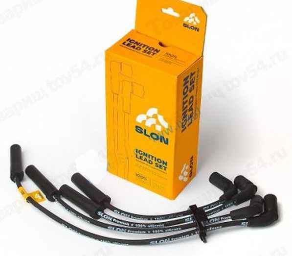 Провода высоковольтные Lada Largus (дв. K7J 710, K7M71, K7M 800) силикон <b>SLON 8200506297</b> - изображение