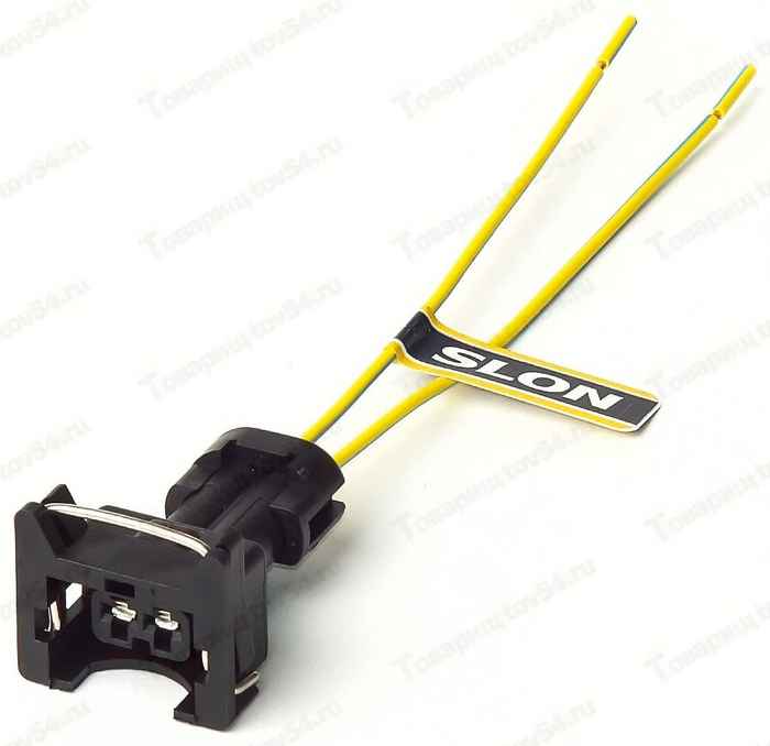 Колодка к форсунке ВАЗ 2 провода, датч.темпер.охлажд.жидкости УМЗ-4216 Евро-4 ГАЗель БИЗНЕС <b>SLON SLRK-310</b> - изображение Колодка к форсунке ВАЗ 2 провода, датч.темпер.охлажд.жидкости УМЗ-4216 Евро-4 ГАЗель БИЗНЕС <b>SLON SLRK-310</b> - изображение