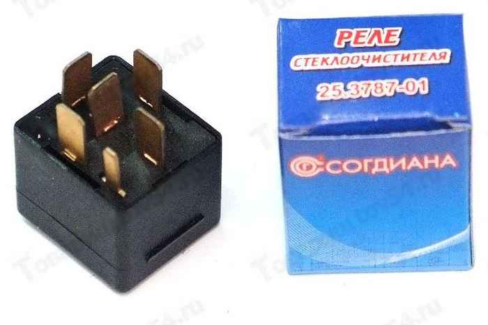 Реле стеклоочистителя ВАЗ 1118 Калина, 2170 Приора с паузой <b>Согдиана 25.3787-01</b> - изображение