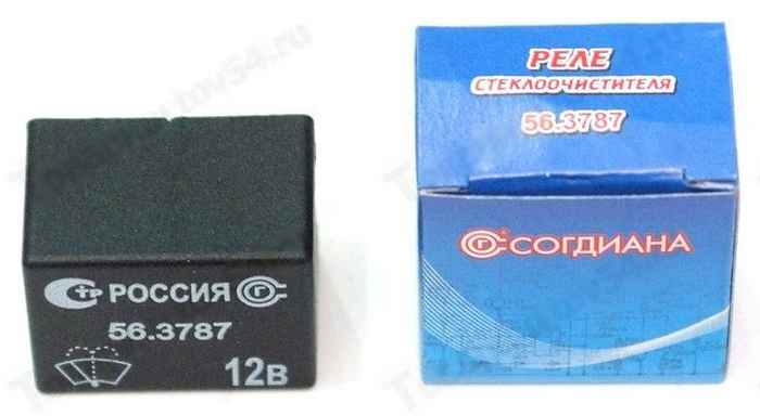 Реле стеклоочистителя ВАЗ 2110 с паузой <b>Согдиана 56.3787</b> - изображение Реле стеклоочистителя ВАЗ 2110 с паузой <b>Согдиана 56.3787</b> - изображение