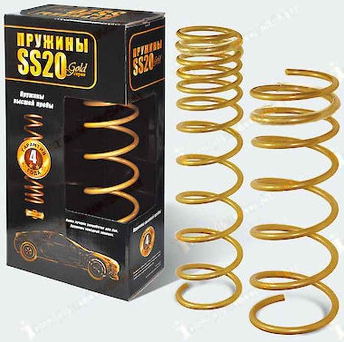 Пружины подвески передние ВАЗ 1118, 1119 Калина, 2190 Гранта 8 клап.<b> SS20 Gold Progressive SS30117</b> - изображение