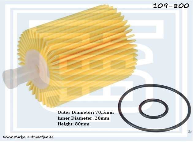 Фильтр масляный 109-800 <b>STARKE 109800</b> - изображение