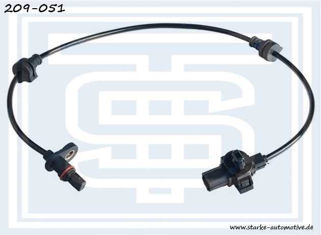 Датчик ABS HONDA CIVIC VIII задний L <b>STARKE 209051</b> - изображение