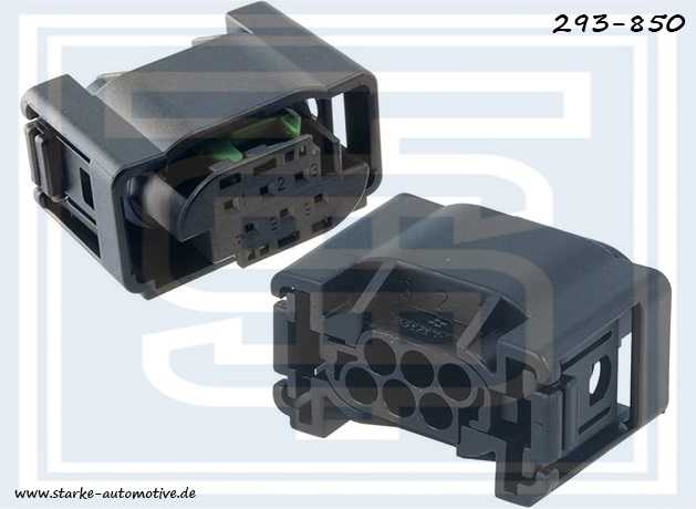 Коннектор AUDI VW 6-pin <b>STARKE 293850</b> - изображение