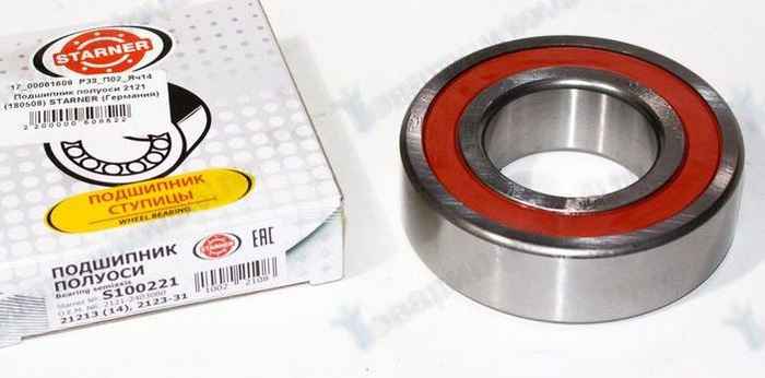 Подшипник полуоси ВАЗ 2121 Нива (180508) <b>STARNER S100221</b> - изображение