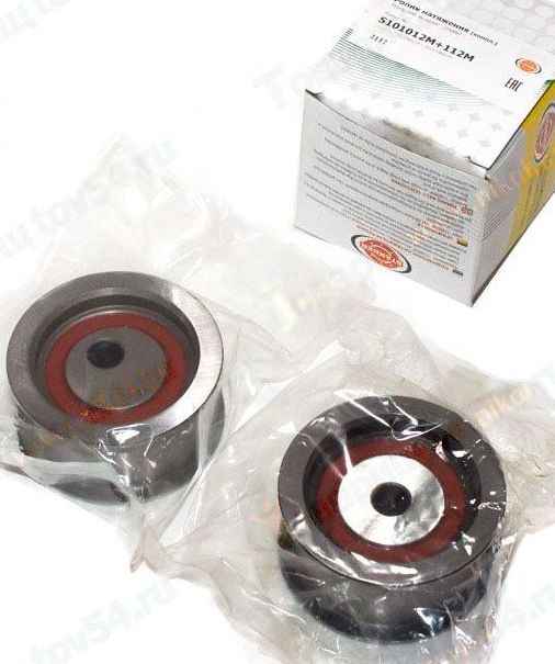 Комплект роликов ГРМ ВАЗ 2110-2112 (16кл) металлические опорный + натяжной <b>STARNER S101012M+112M</b> - изображение