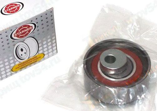 Ролик натяжителя ВАЗ 2190 Гранта (8кл) самонатяжной металлический <b>STARNER S101016M</b> - изображение Ролик натяжителя ВАЗ 2190 Гранта (8кл) самонатяжной металлический <b>STARNER S101016M</b> - изображение