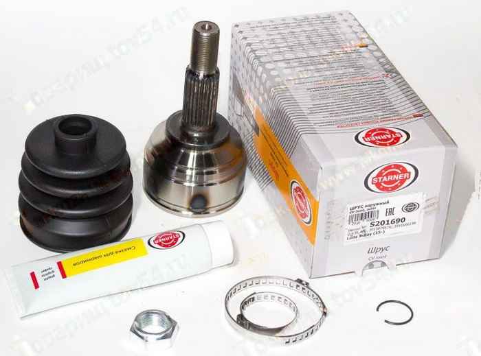 ШРУС наружный Lada X-Ray (15-) дв. Renault H4M <b>STARNER S201690</b> - изображение ШРУС наружный Lada X-Ray (15-) дв. Renault H4M <b>STARNER S201690</b> - изображение