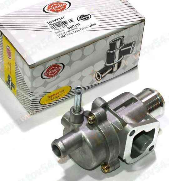Термостат ВАЗ 2192, Vesta, X-Ray с дополнительным отводом <b>STARNER S402192</b> - изображение