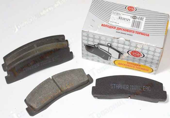 Колодки тормозные передние ВАЗ 2121 Нива <b>STARNER S532121</b> - изображение