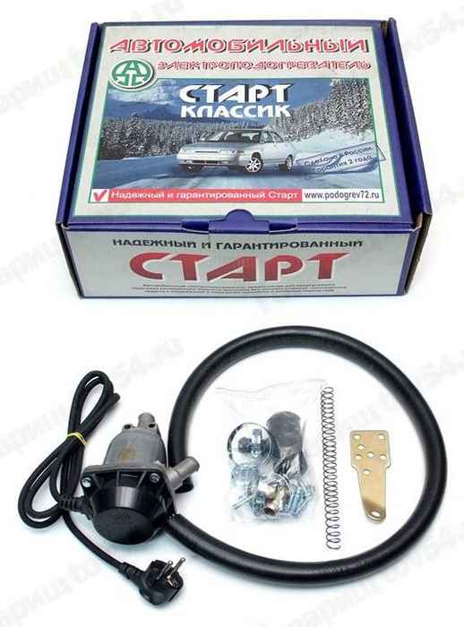 Эл подогрев тосола ВАЗ 2101-2107, 2121-2131 Нива карб. 1,5Квт <b>СТАРТ-КЛАССИК 2101-2131-карб</b> - изображение