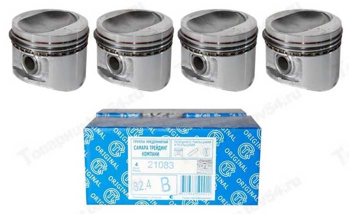 Поршневая группа ВАЗ 21083 (82,0) группа B <b>СТК 21083-1004019</b> - изображение