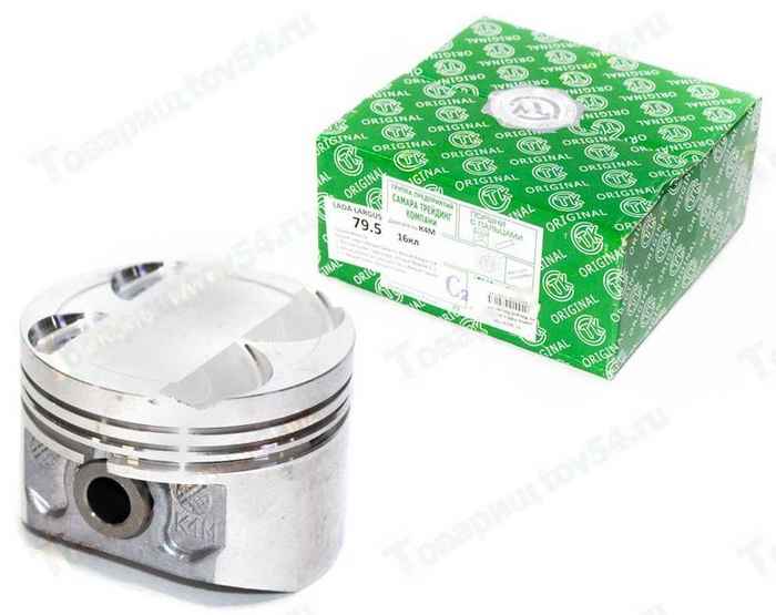 Поршень К4М и мод. (16кл) Largus, Renault-Nissan (79,5) (с пальцами) группа C <b>СТК К4М (16кл.) гр. C</b> - изображение
