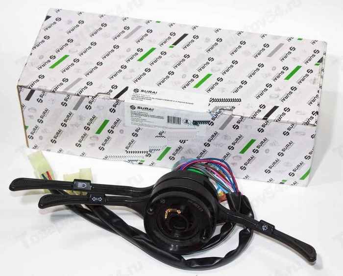 Переключатель подрулевой ВАЗ 2105 (2-х позиционный) <b>SURAI SR 00721</b> - изображение