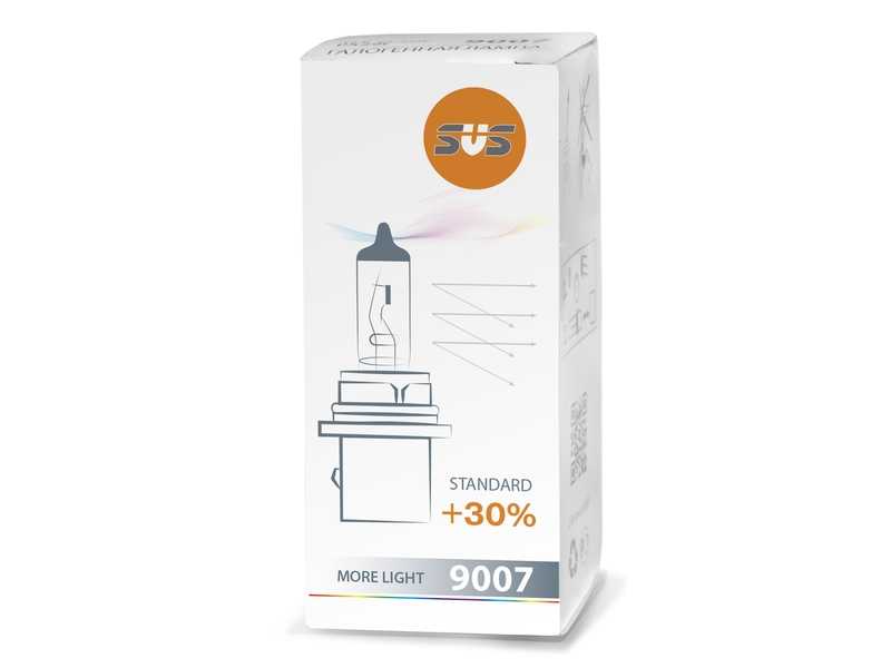 Лампа галогенная HB5 12V 6555W PX29t Standard +30,1 шт <b>SVS 0200011000</b> - изображение