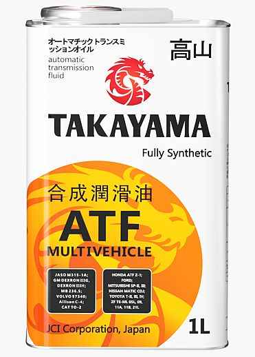 Жидкость для автоматических трансмиссий TAKAYAMA ATF Multivechicle (1л) - изображение