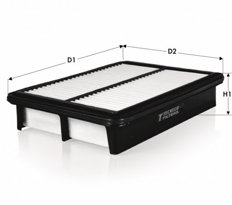 Фильтр воздушный TOYOTA 17801-64040 - FRA <b>TECNECO AR2034PMJ</b> - изображение