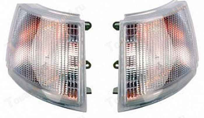 Рассеиватель указателя поворота ВАЗ 2110 переднего белый (аналог BOSCH) левый <b>ТехАвтоСвет Р582-01Б</b> - изображение