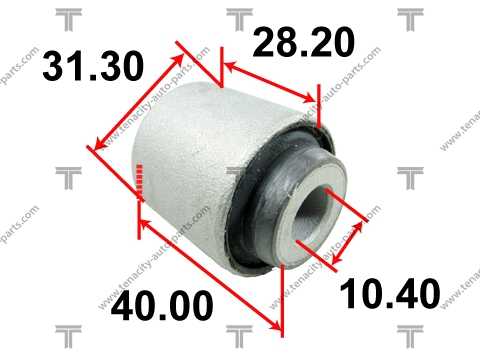 Сайлентблок тяги <b>TENACITY AAMHO1025</b> - изображение Сайлентблок тяги <b>TENACITY AAMHO1025</b> - изображение