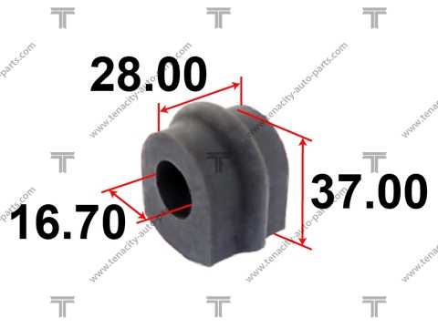 Втулка тпу <b>TENACITY ASBNI1006</b> - изображение