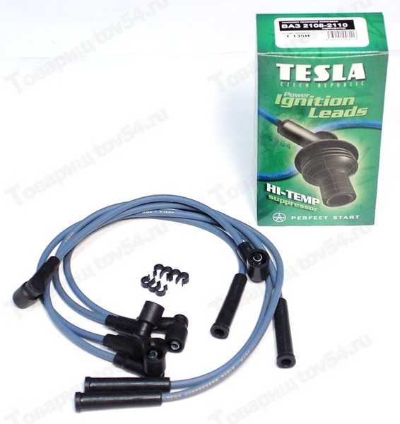 Провода в/в ВАЗ 2108 Тесла Стандарт зеленая <b>Чехия T135H</b> - изображение Провода в/в ВАЗ 2108 Тесла Стандарт зеленая <b>Чехия T135H</b> - изображение