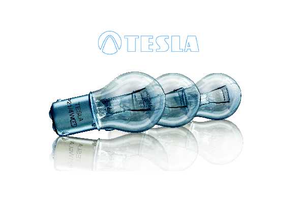 Лампа P21W4W 10 штупак Tesla <b>TESLA B52401</b> - изображение