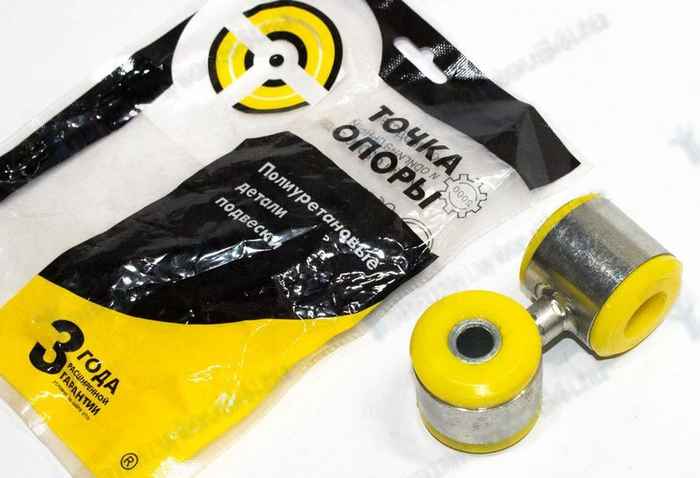 Стойка стабилизатора ВАЗ 2110 полиуретан <b>ТОЧКА ОПОРЫ 17-15-3755</b> - изображение Стойка стабилизатора ВАЗ 2110 полиуретан <b>ТОЧКА ОПОРЫ 17-15-3755</b> - изображение