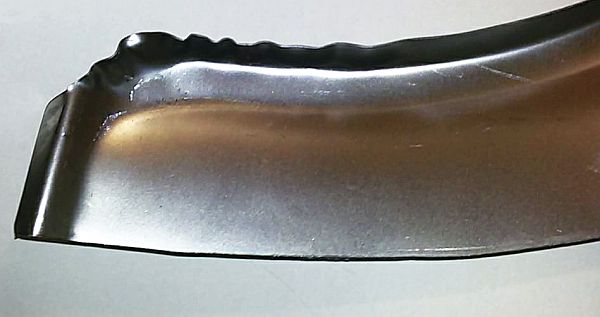 Рем.часть заднего крыла левая (коса) (ВАЗ 1111) большая <b>Тольятти 1111-8404011</b> - изображение 1