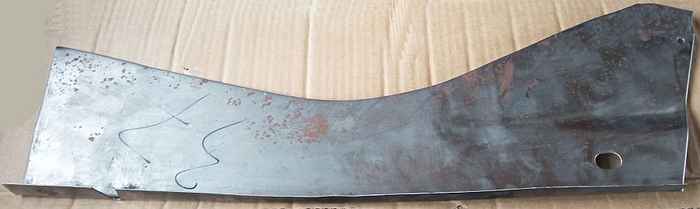 Рем.часть брызговика правая (ВАЗ 11180) белая <b>Тольятти 1118-8403264</b> - изображение 2