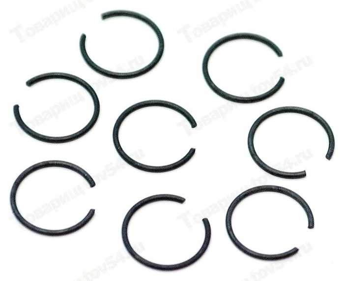 Кольцо стопорное поршневого пальца ВАЗ 2170 8 шт <b>Тольятти 2170-1004022</b> - изображение