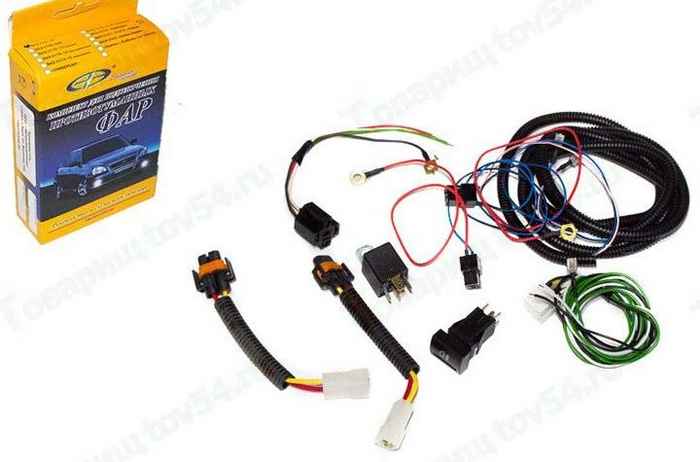 Провода противотуманных фар ВАЗ 2170 Приора (жгут) полный комплект <b>2170-3743010-32</b> - изображение Провода противотуманных фар ВАЗ 2170 Приора (жгут) полный комплект <b>2170-3743010-32</b> - изображение