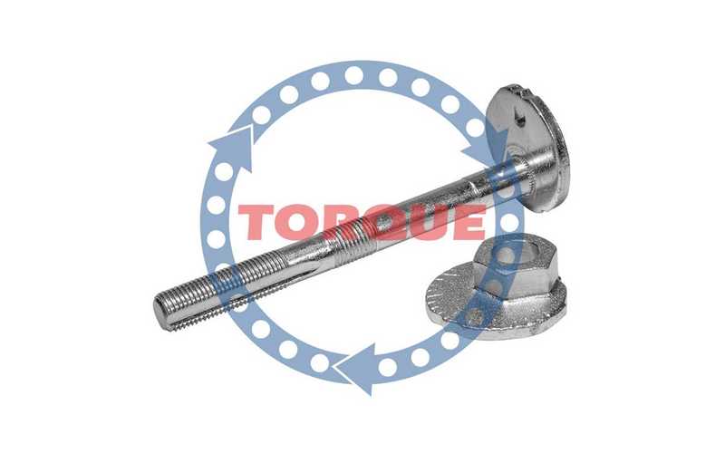 Болт эксцентриковый с гайкой и шайбой Toyota land cruiser 2002- передний рычаг сзади <b>TORQUE CPK011</b> - изображение