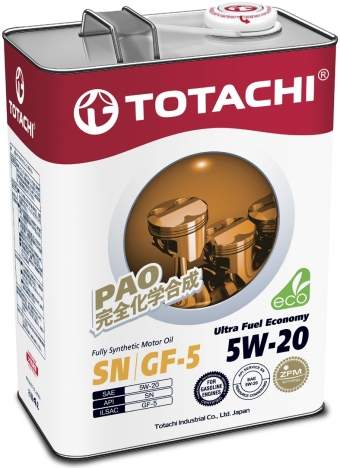 Масло моторное синтетическое 4л 5w20 SN Totachi Ultra Fuel Economy 4562374690660 - изображение Масло моторное синтетическое 4л 5w20 SN Totachi Ultra Fuel Economy 4562374690660 - изображение