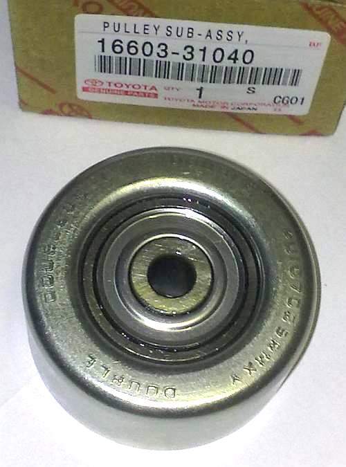 Ролик ремня генератора 1GRFE 02-16603-31030 <b>TOYOTA 16603-31040</b> - изображение 2