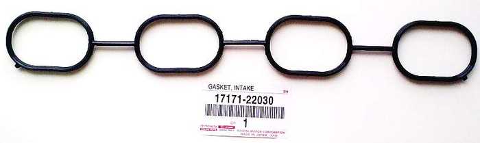 Прокладка впускного коллектора 1-4ZZ AURIS / COROLLA / PREMIO / ALLION / RAV4 / WISH 03- <b>TOYOTA 17171-22030</b> - изображение