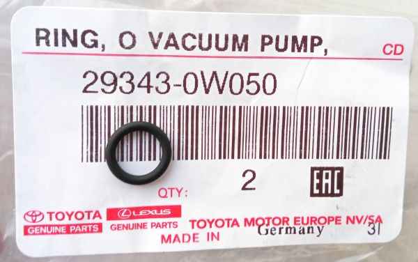 Кольцо TOYOTA 29343-0W050 - изображение