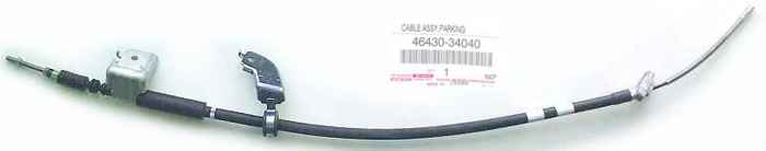 Трос ручного тормоза TOYOTA 46430-34040 - изображение