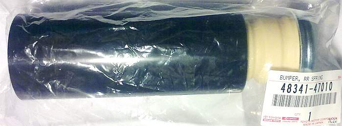 Отбойник стойки RR Corolla / Prius 01- (с пыльником) <b>TOYOTA 48341-47010</b> - изображение