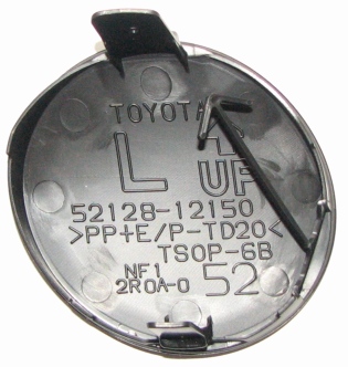 Заглушка буксировочная перед. бампера лев. COROLLA ##E15# 06- <b>TOYOTA 52128-12902</b> - изображение 1