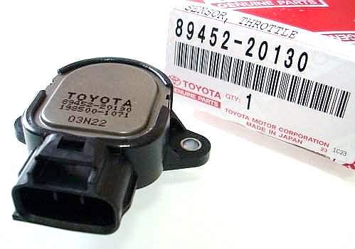 Датчик положения дроссельной заслонки VITZ,PLATZ,BB,RAV4 00- 1ZZ <b>TOYOTA 89452-20130</b> - изображение