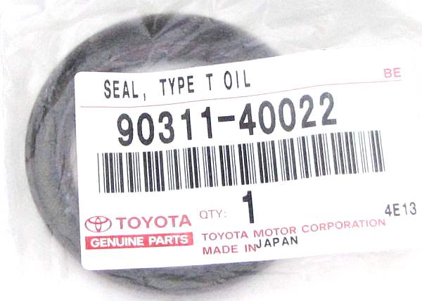 Сальник коленвала FR 1,2MZFE,#VZFE (40,55,6) <b>TOYOTA 90311-40022</b> - изображение